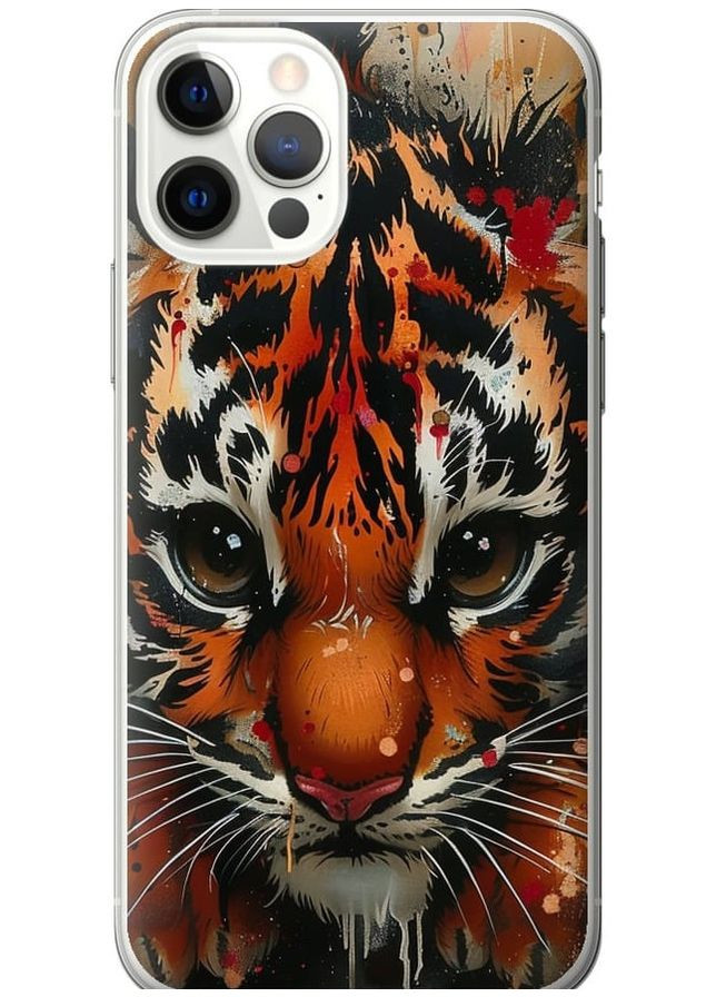 Силіконовий чохол 'Mini tiger' для Endorphone Apple iPhone 12 Pro (285769318)