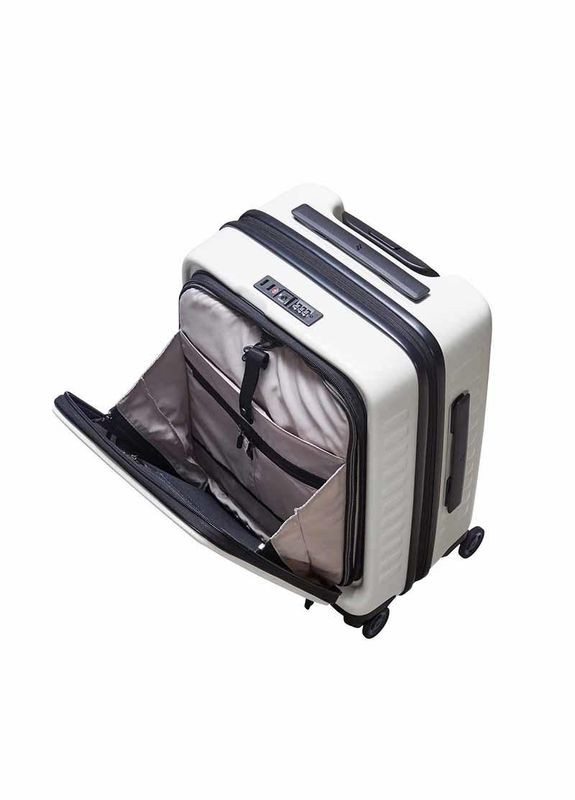 Чемодан на 4 колесах Cubo V4 Off White S 37/42л (Lj-1627-15421) Lojel (322207041)