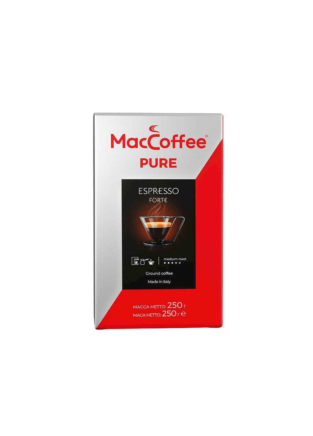 Кава 250г Эспрессо Форте мелена MacCoffee (354342537)