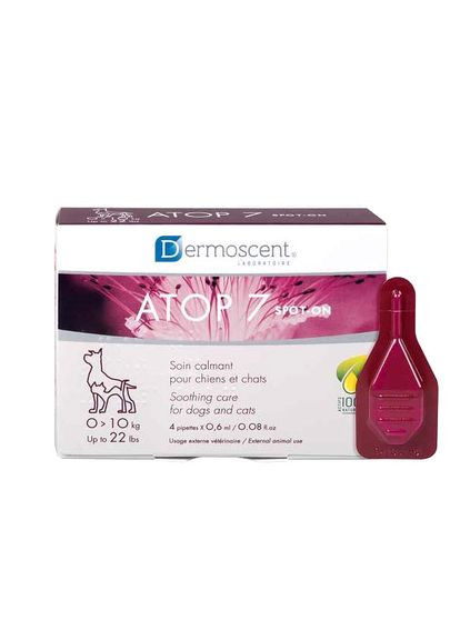 Успокаивающее капли ATOP 7 spot-on при атопии и аллергии кожи собак весом 20-40 кг 4х2.4 мл (3760098110674) Dermoscent (327367367)