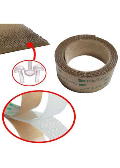 Застібка-липучка 3M Dual Lock SJ4570 самоклеюча 25.4 мм/12 см прозора 3М (330823536)