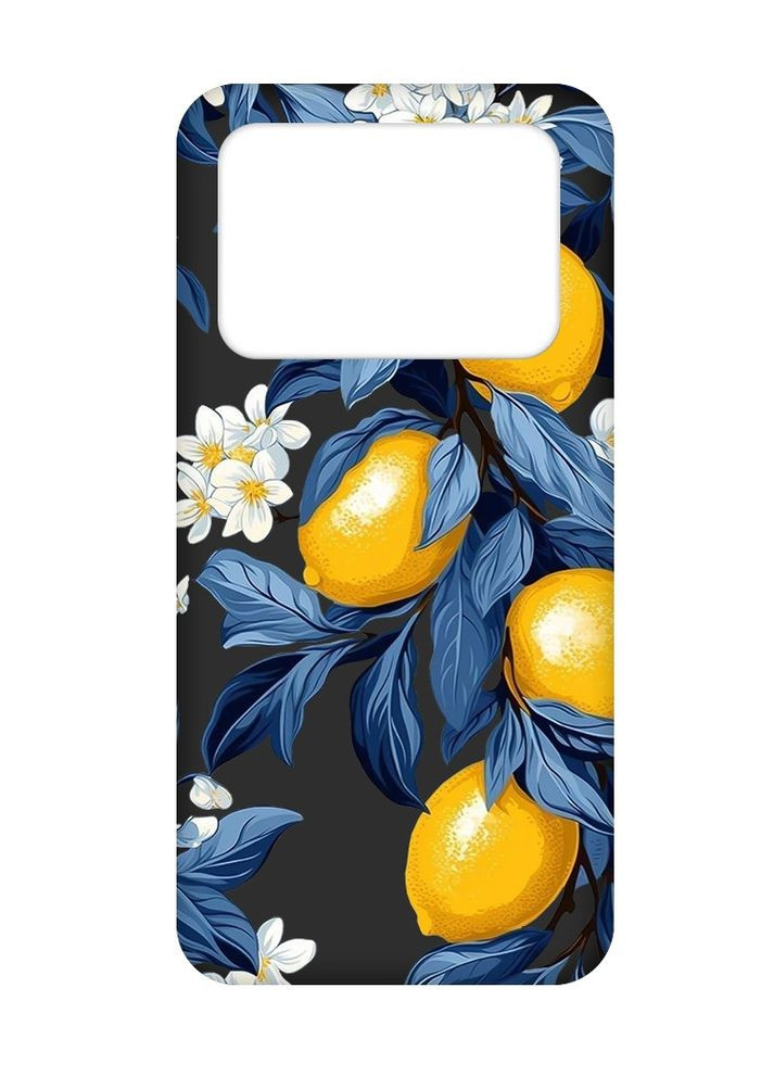 Матовый чехол на Xiaomi Poco X4 Pro 5G Лимонное дерево (принт 417) Creative (361112143)