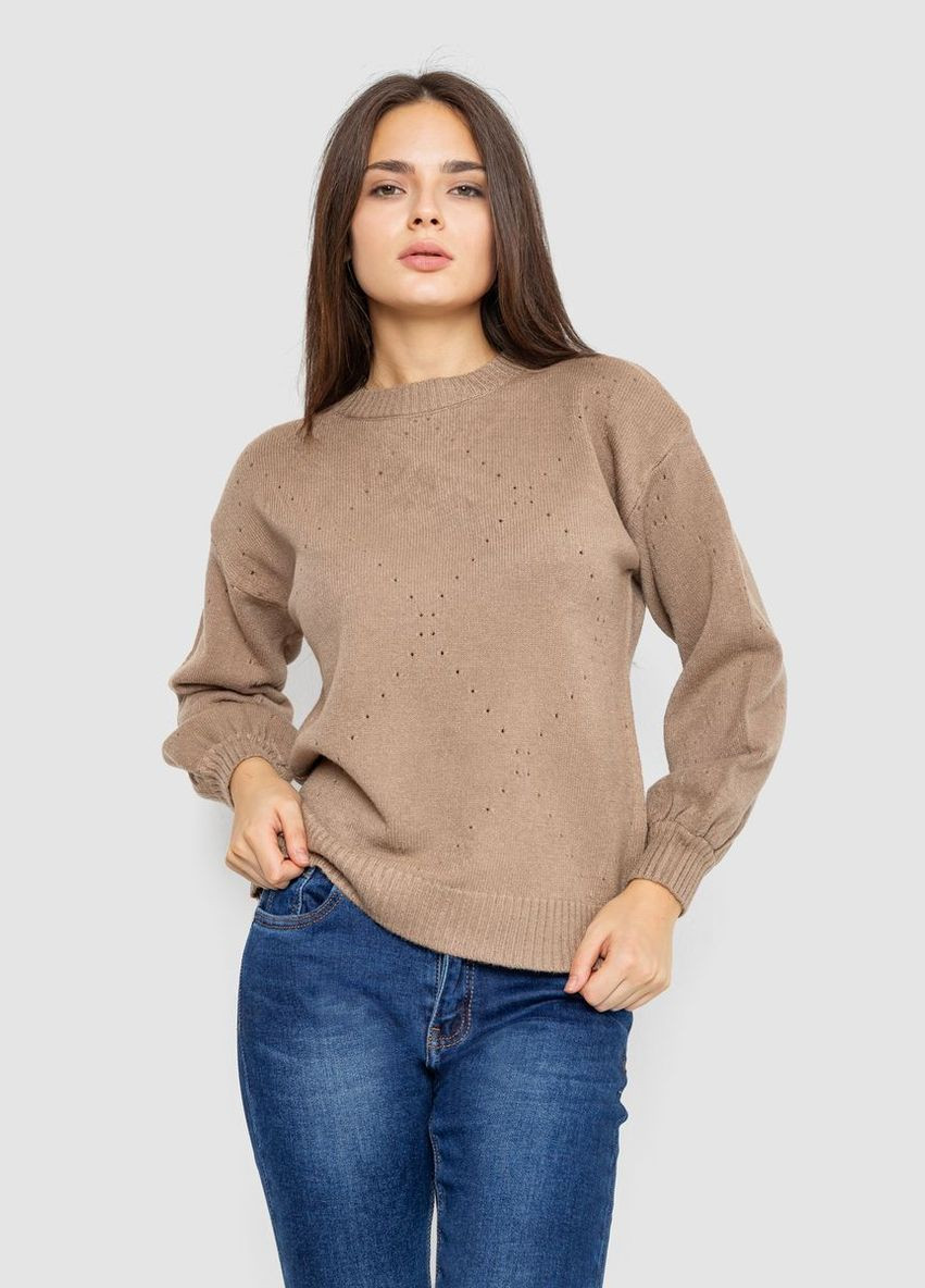 Светр жіночий, колір молочний, 244R2026-8 Ager (315789479)