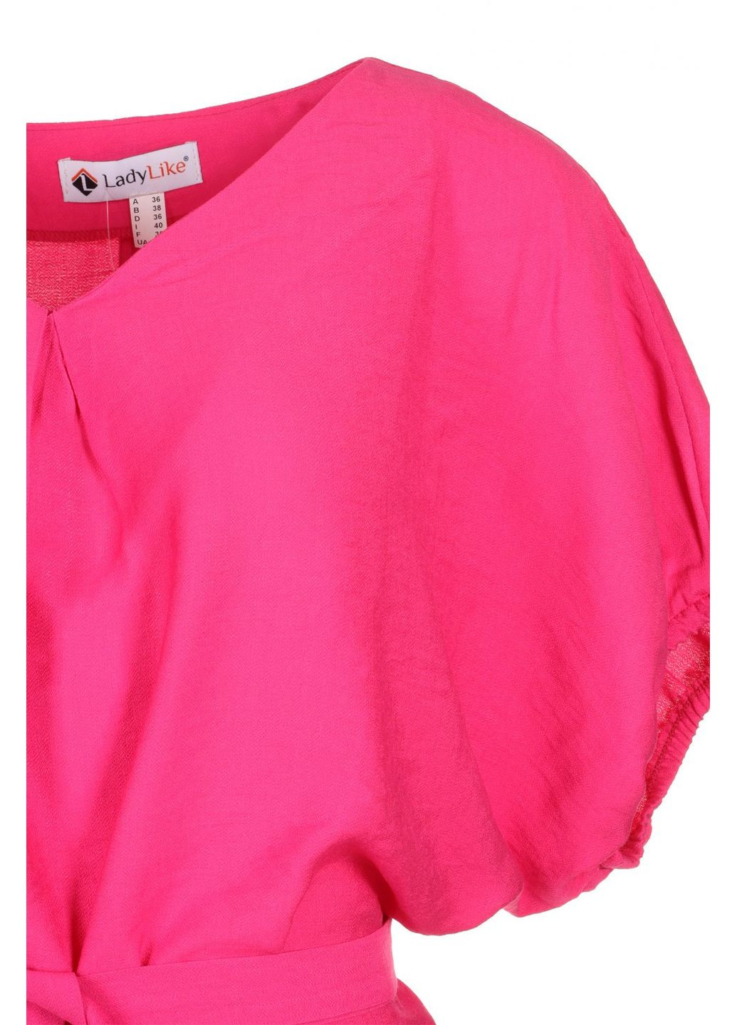 Рожева жіноча літня блуза з розрізами (ll214850017) LadyLike