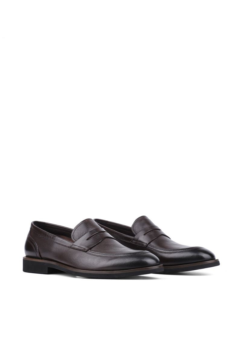Коричневые мужские туфли d9357-11b-21 коричневый кожа Miguel Miratez
