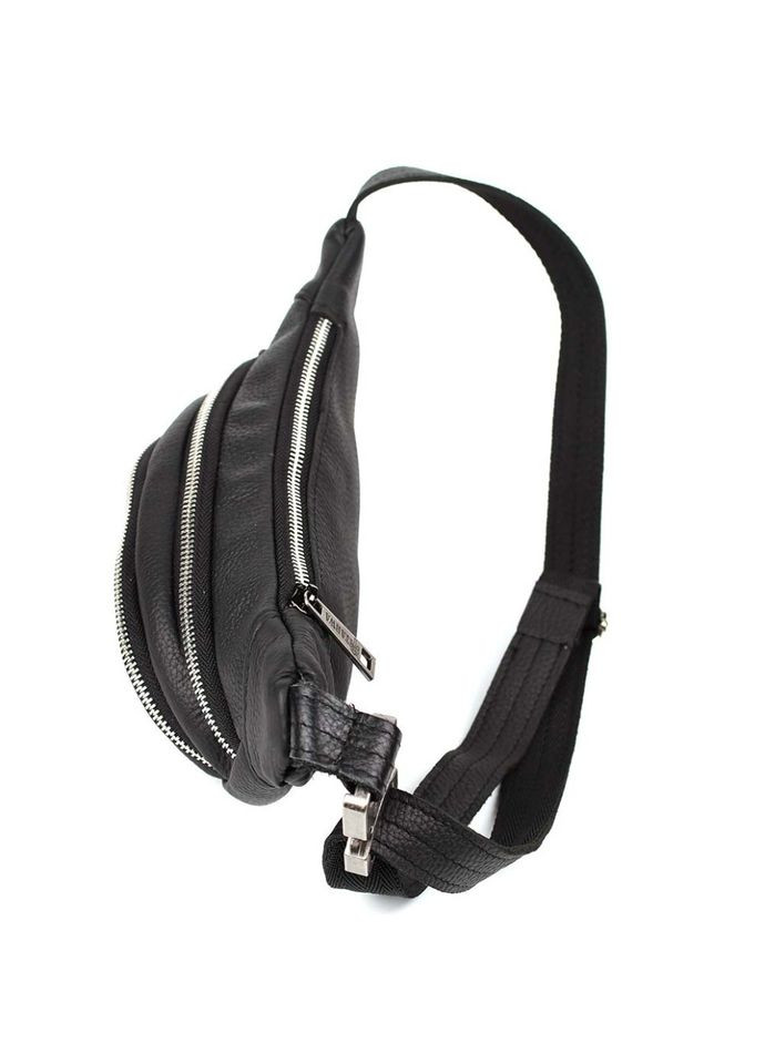 Кожаная сумка бананка с молниями никель FA2406-4lx TARWA (298794030)