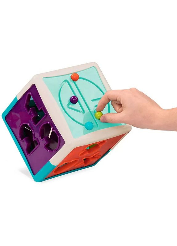 Розвиваюча іграшка-сортер Розумний куб Shape Sorter Cube Battat Lite (365841985)