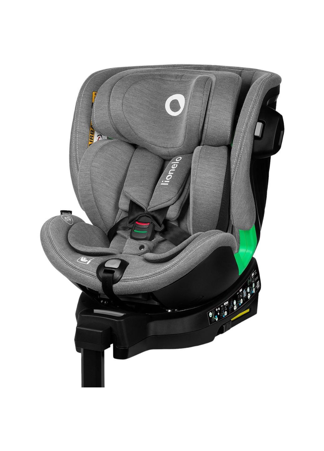 Автокрісло Harmony I-size Grey Concrete Bamboo сіре Lionelo LO-HARMONY I-SIZE GREY CONCRETE BAMBOO (338532713)
