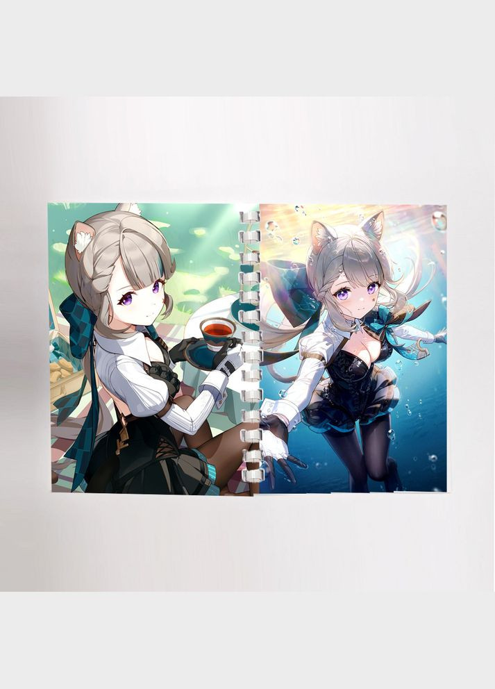 Блокнот Скетчбук Лінетт Геншин імпакт Genshin Impact для малювання (sk0141) No Brand (327004122)