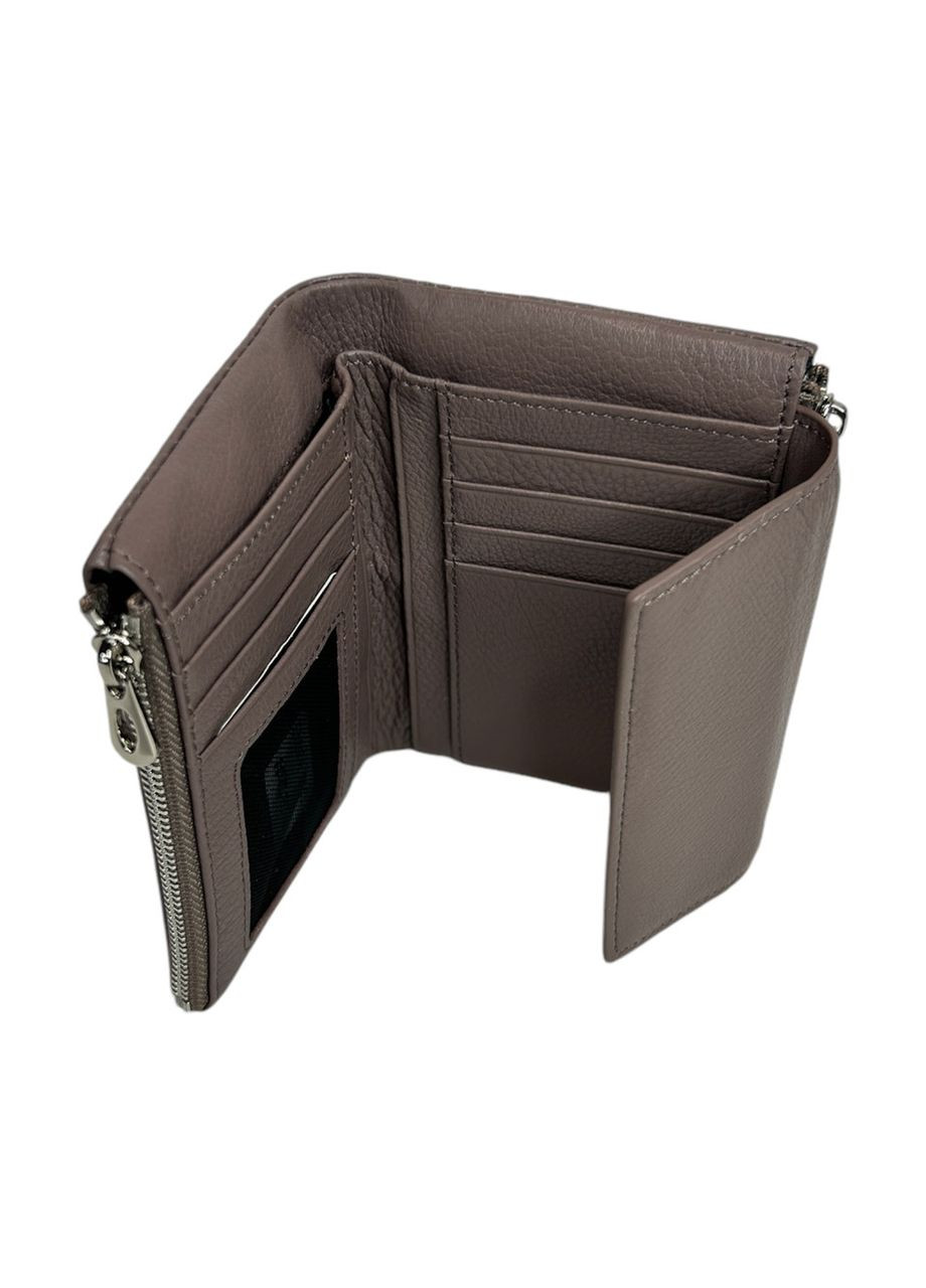 Жіночий гаманець з натуральної шкіри 232 червоний 13,5 x 10 x 2,5 No Brand (371682354)