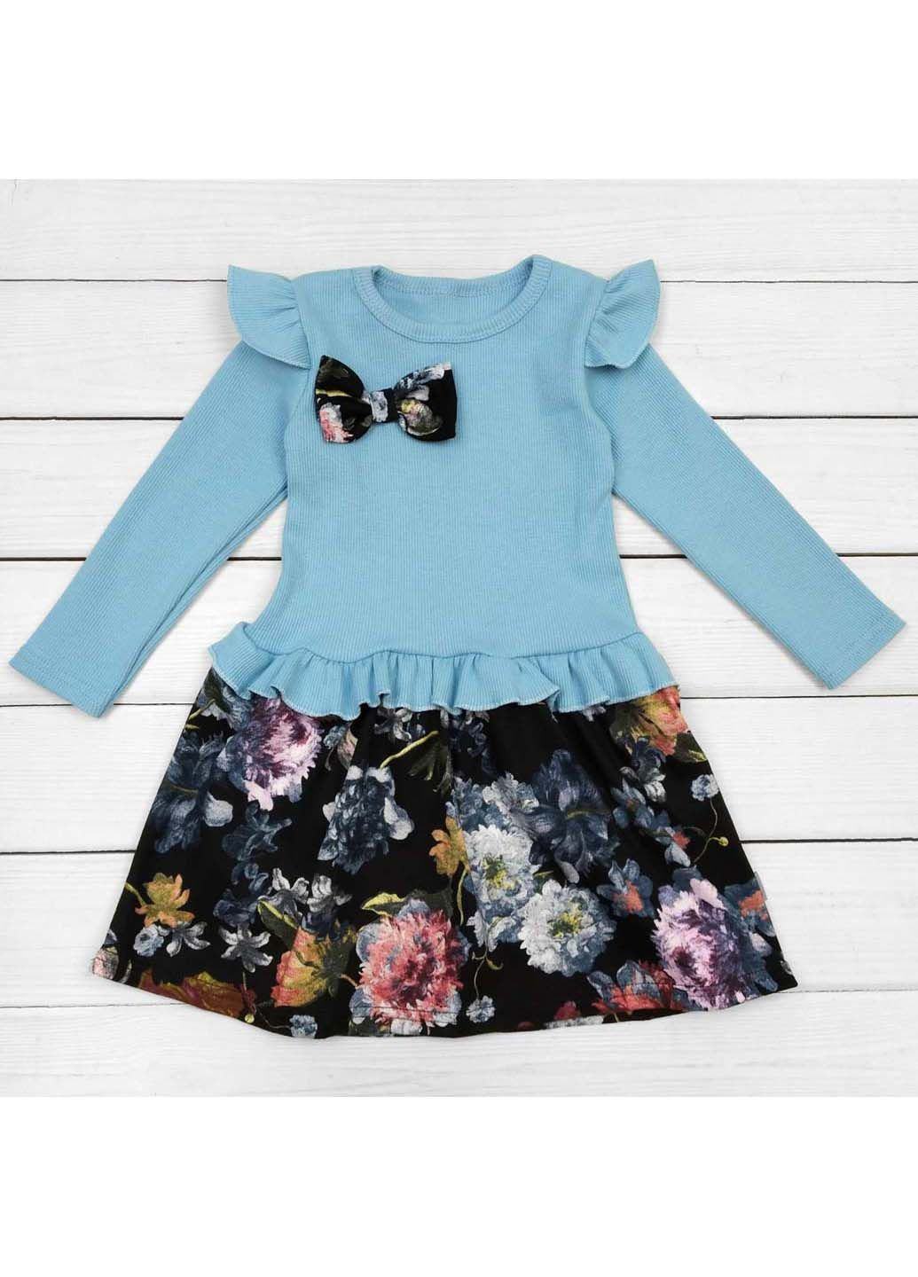 Комбинированное платье для девочки dexter's (322400516)