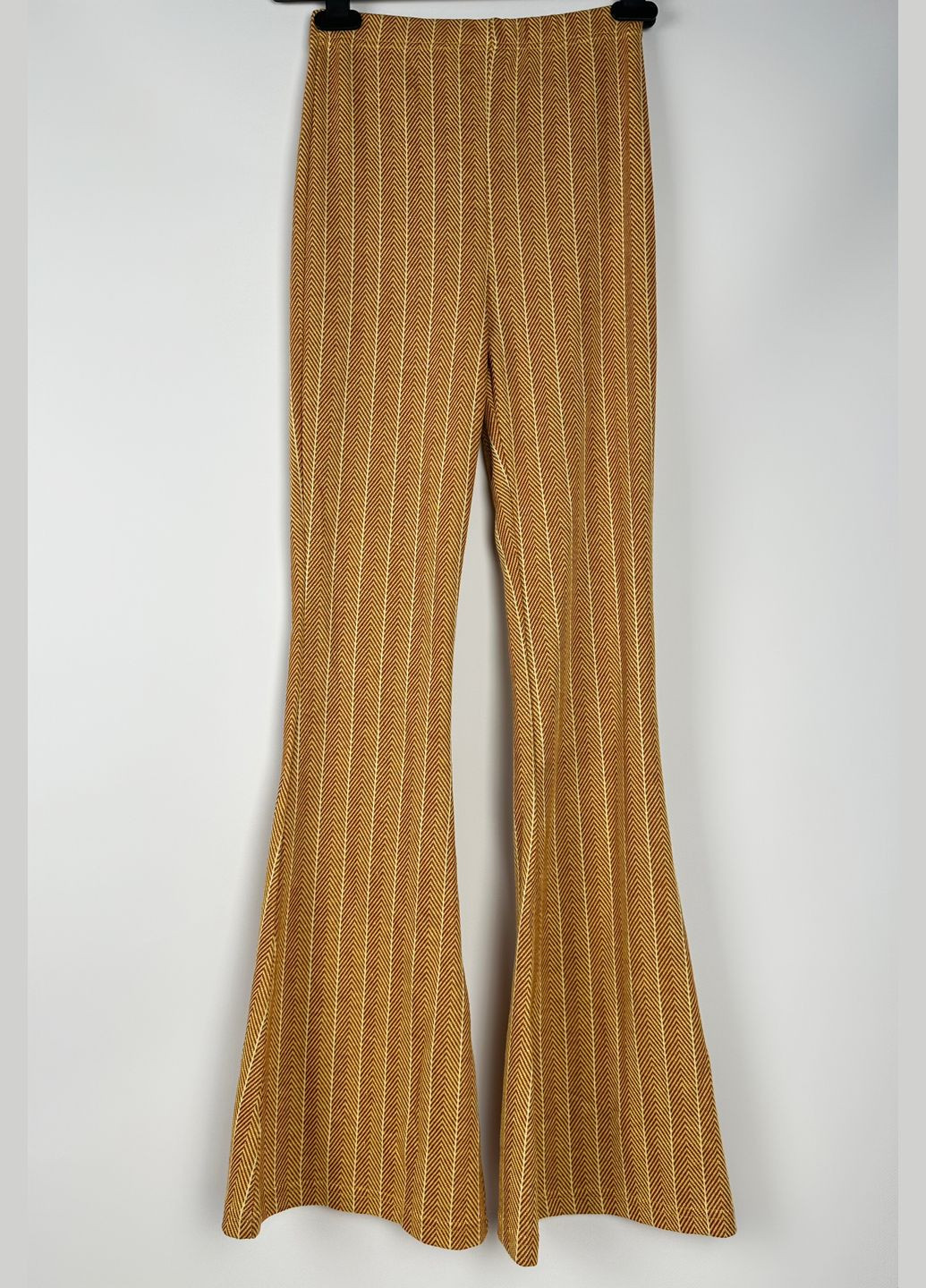 Штани кльош Коричневі в смужку BTG-0010 BSL (293061040)