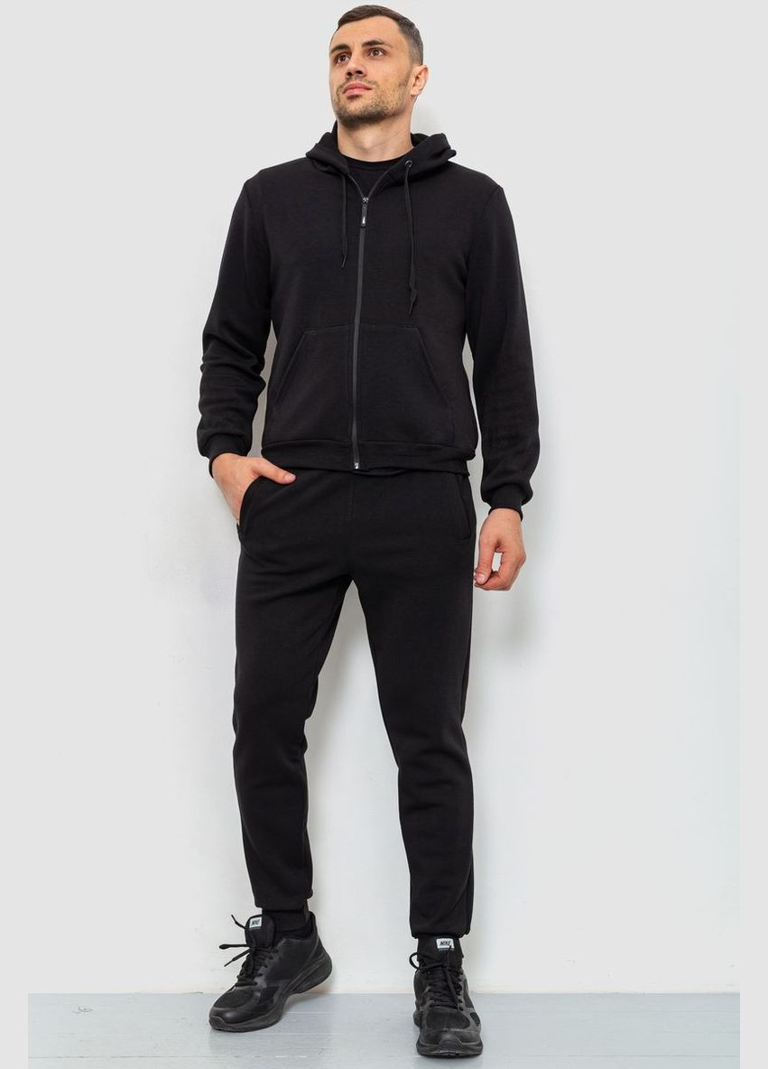 Спорт костюм чоловічий двонитка, колір чорний, 119R200-5 Ager (266815275)