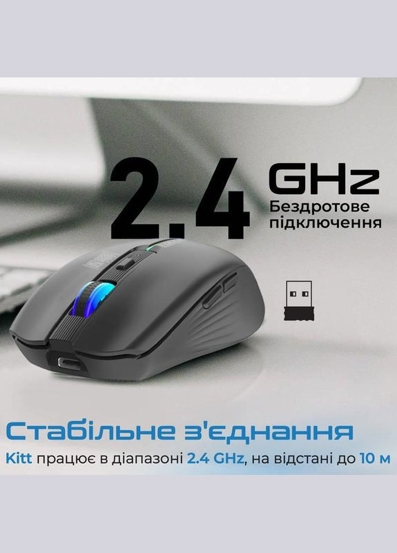 Мышь беспроводная Kitt Black Promate (336956032)