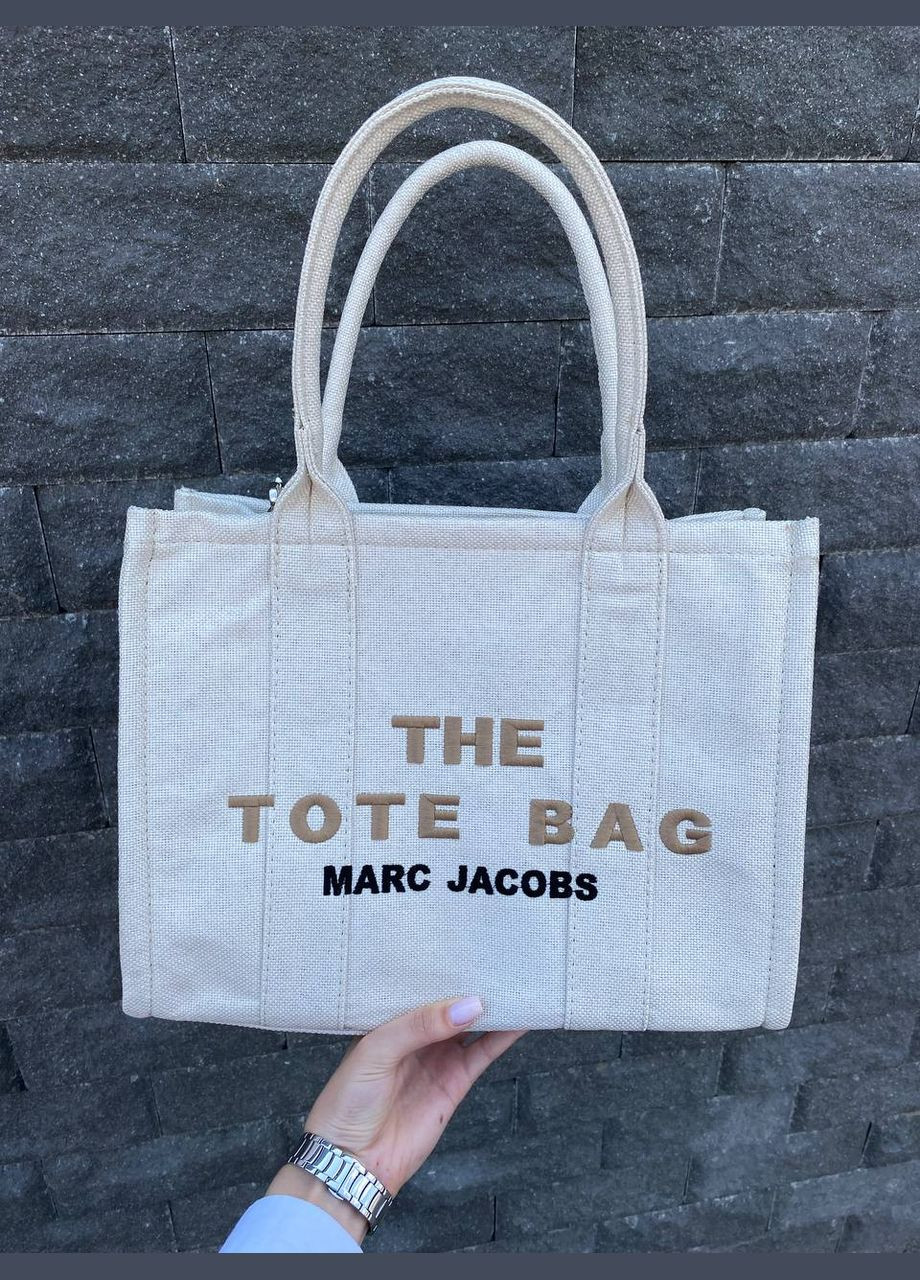 Стильная летняя сумка из лого Marc Jacobs Tote Bag Vakko (292706252)