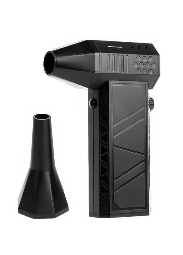 Воздуходувка акумуляторная LY-752 для очистки предметов от пыли и грязи, мощный турбонентилятор Черный No Brand (360648081)
