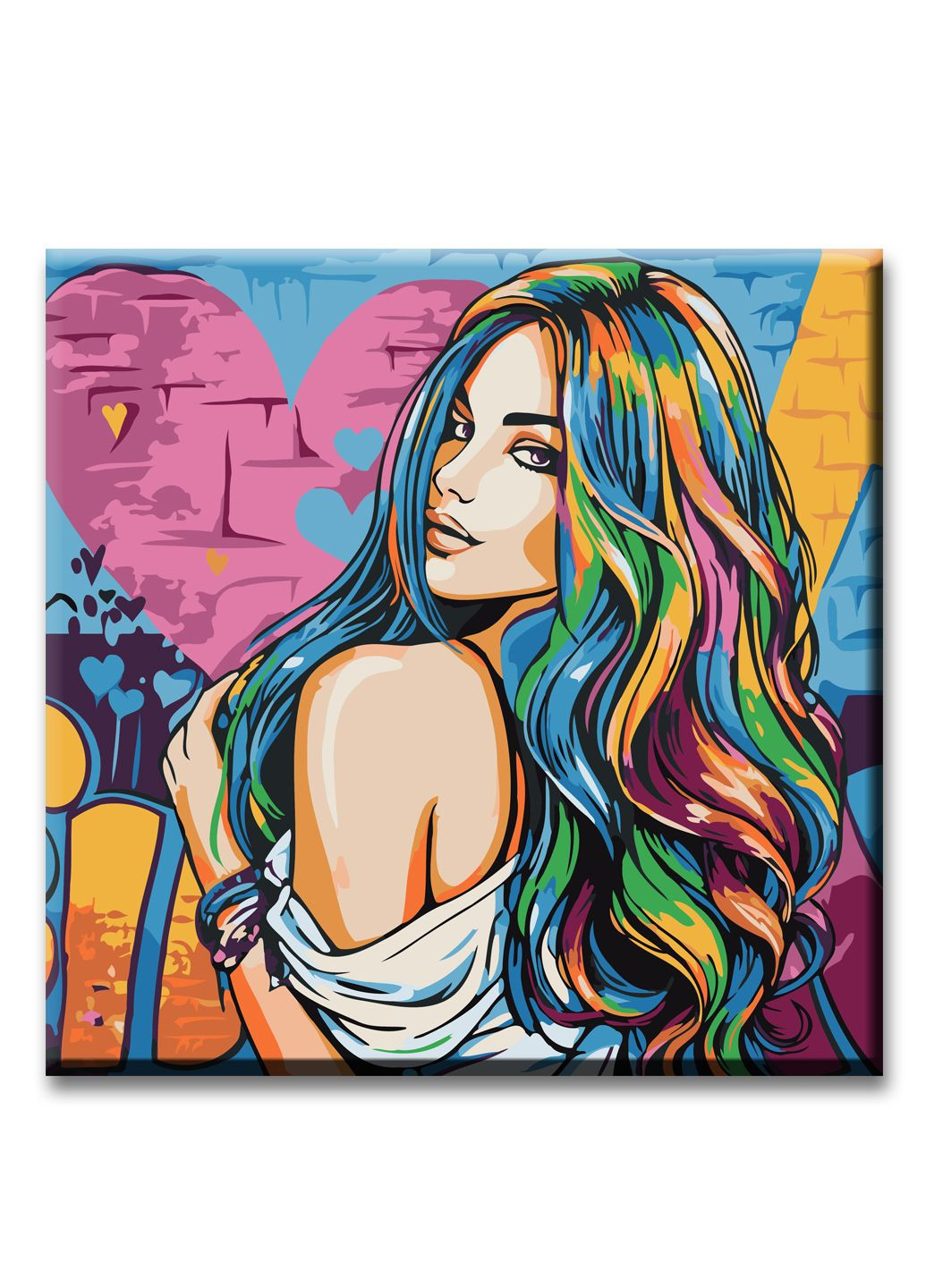 Картина за номерами 30*30 см Стильна дівчина ArtStory (299338660)