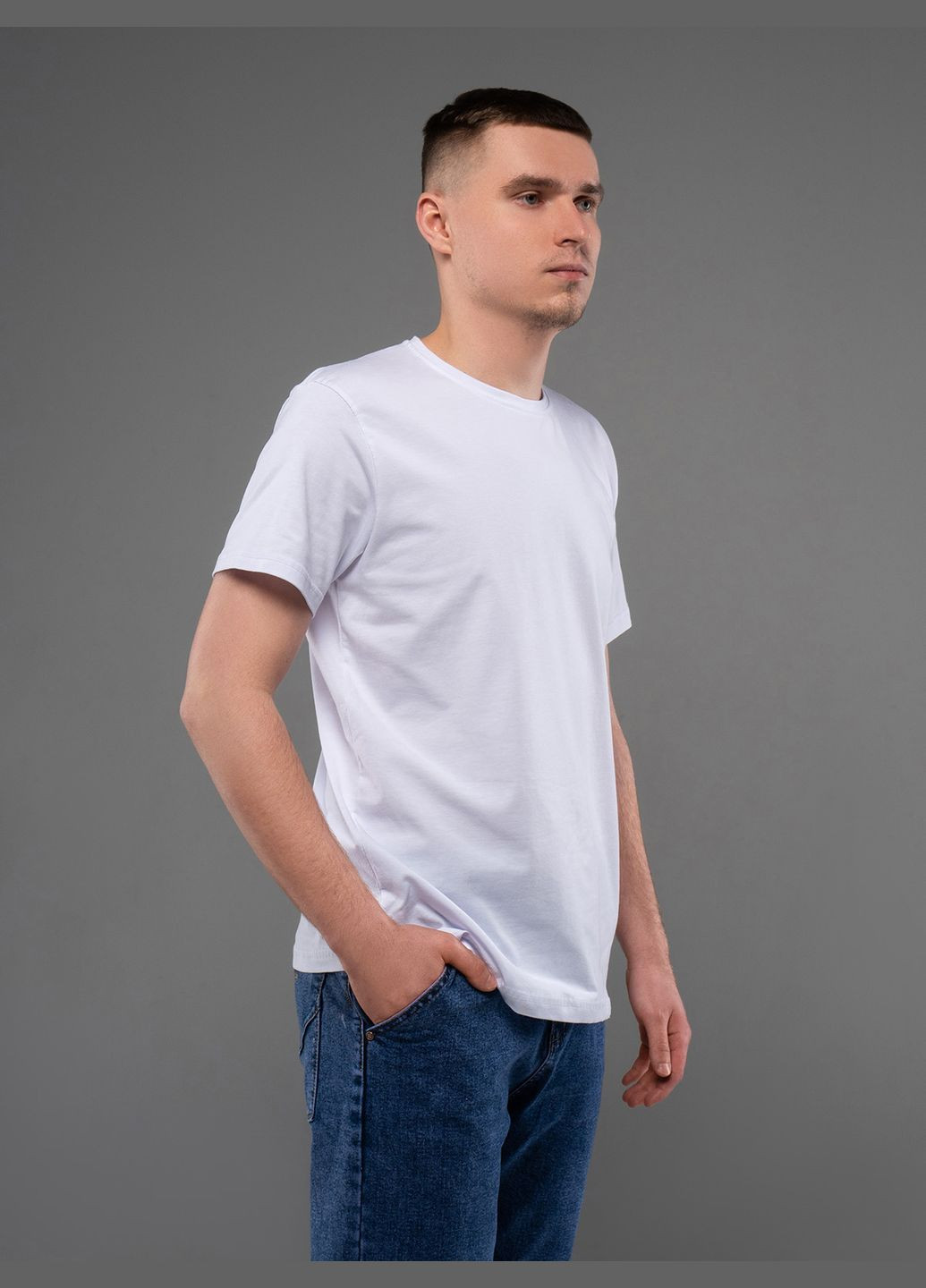 Белая футболки ISSA PLUS GN4-161