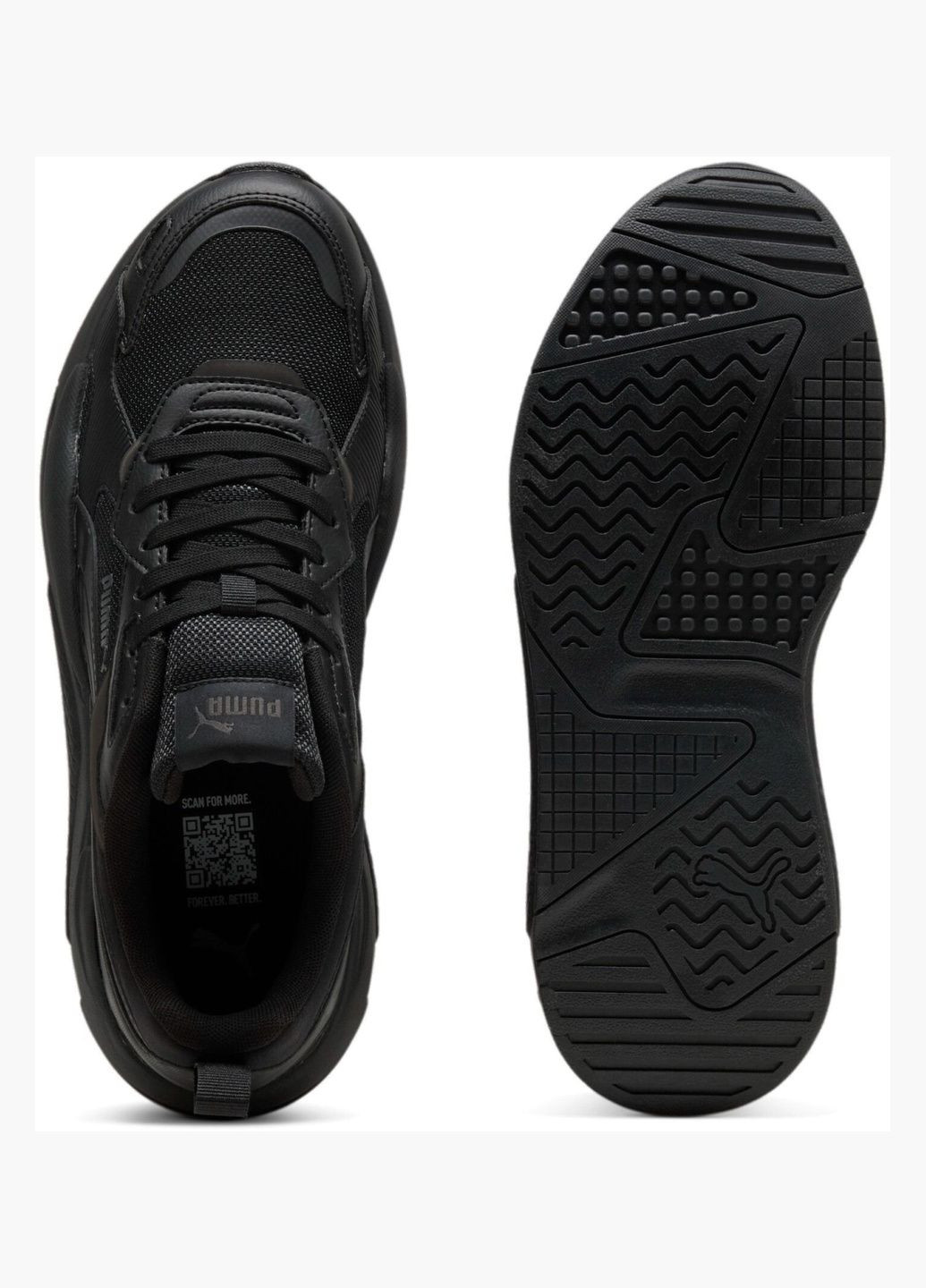 Черные всесезонные кроссовки унисекс x-ray 3 black 399064-10 Puma