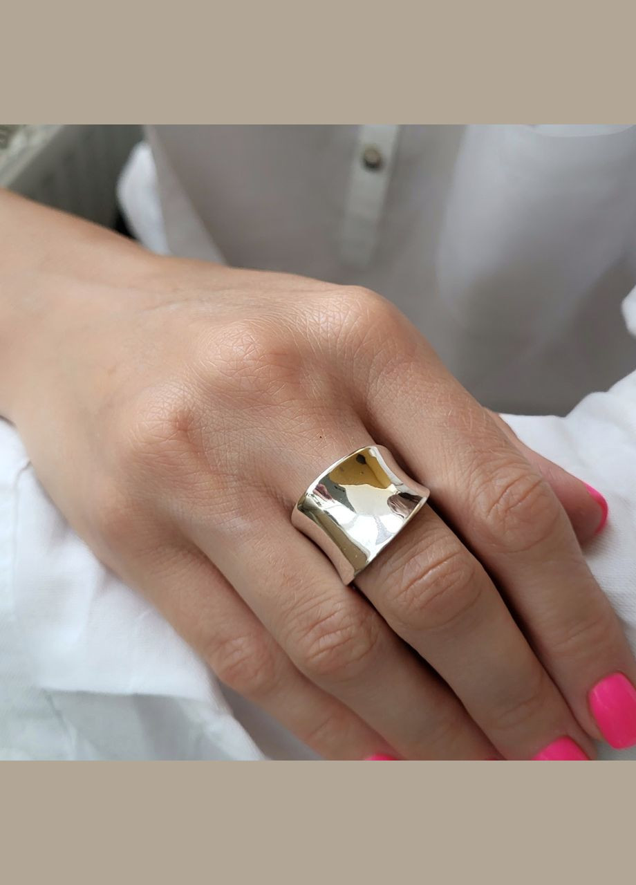 Серебряное широкое кольцо без камней размер серебро 925 пробы 119к 5.72г No Brand (306741473)