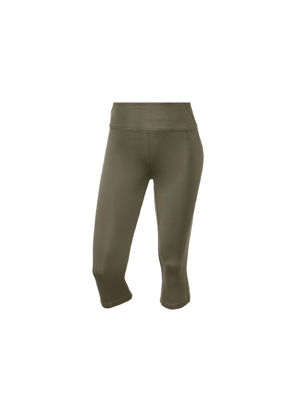 Спортивні легінси капрі-бриджі для жінки LYCRA® 407224 хакі Crivit Спортивні легінси 407224 хакі (304994929)