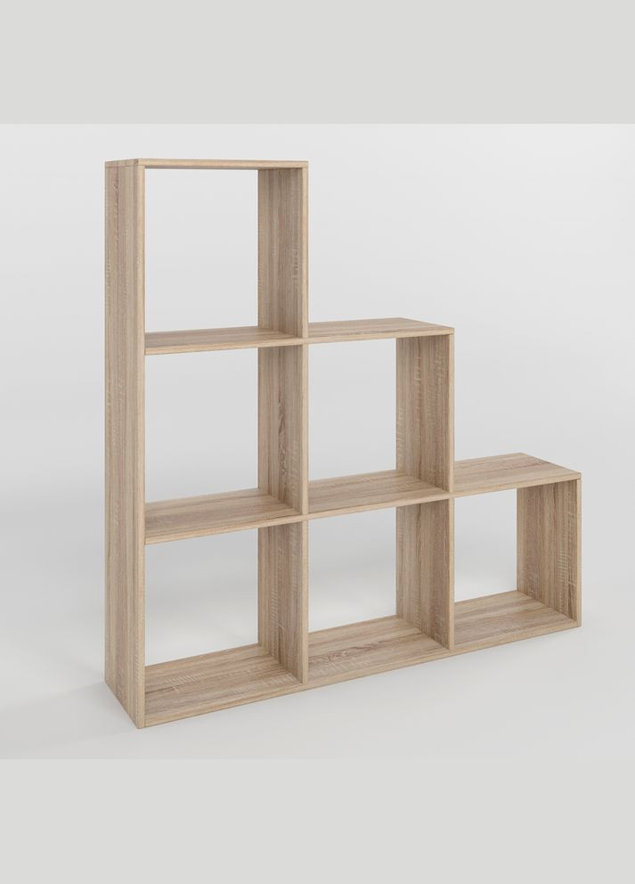 Стеллаж Джеко 1072 Сонома (MZN-031002) М-ЗОН (336186638)