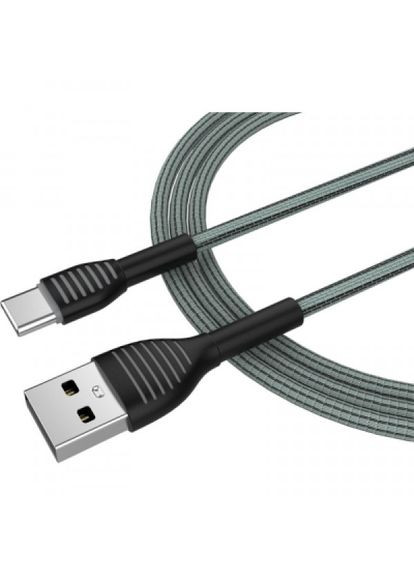 Дата кабель USB 2.0 AM to TypeC 1.0m (CW-CBUC041-GR) Colorway usb 2.0 am to type-c 1.0m (268143135)