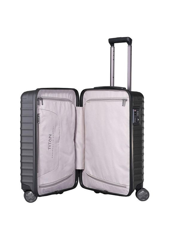 Чемодан на 4 колесах Litron Black S 44л (Ti700246-01) Titan (322208245)