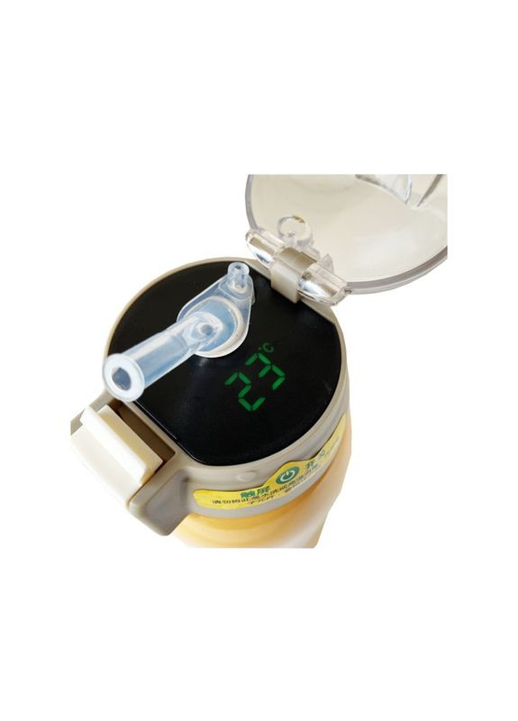 Дитячий термос-поїльник "Тигр" MGZ-0324(Yellow) з індикатором температури 550 мл Mega Zayka (317043425)