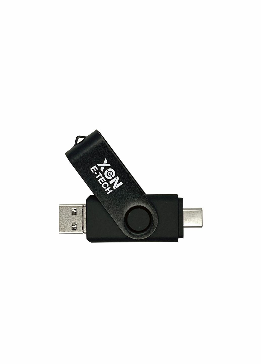 Флеш-накопитель XON FlashDrive MultiConnect 128GB (USB 2.0 + USB Type-C + MicroUSB) Черный (FX2M128PB 7645) XON E-Tech (303726387)