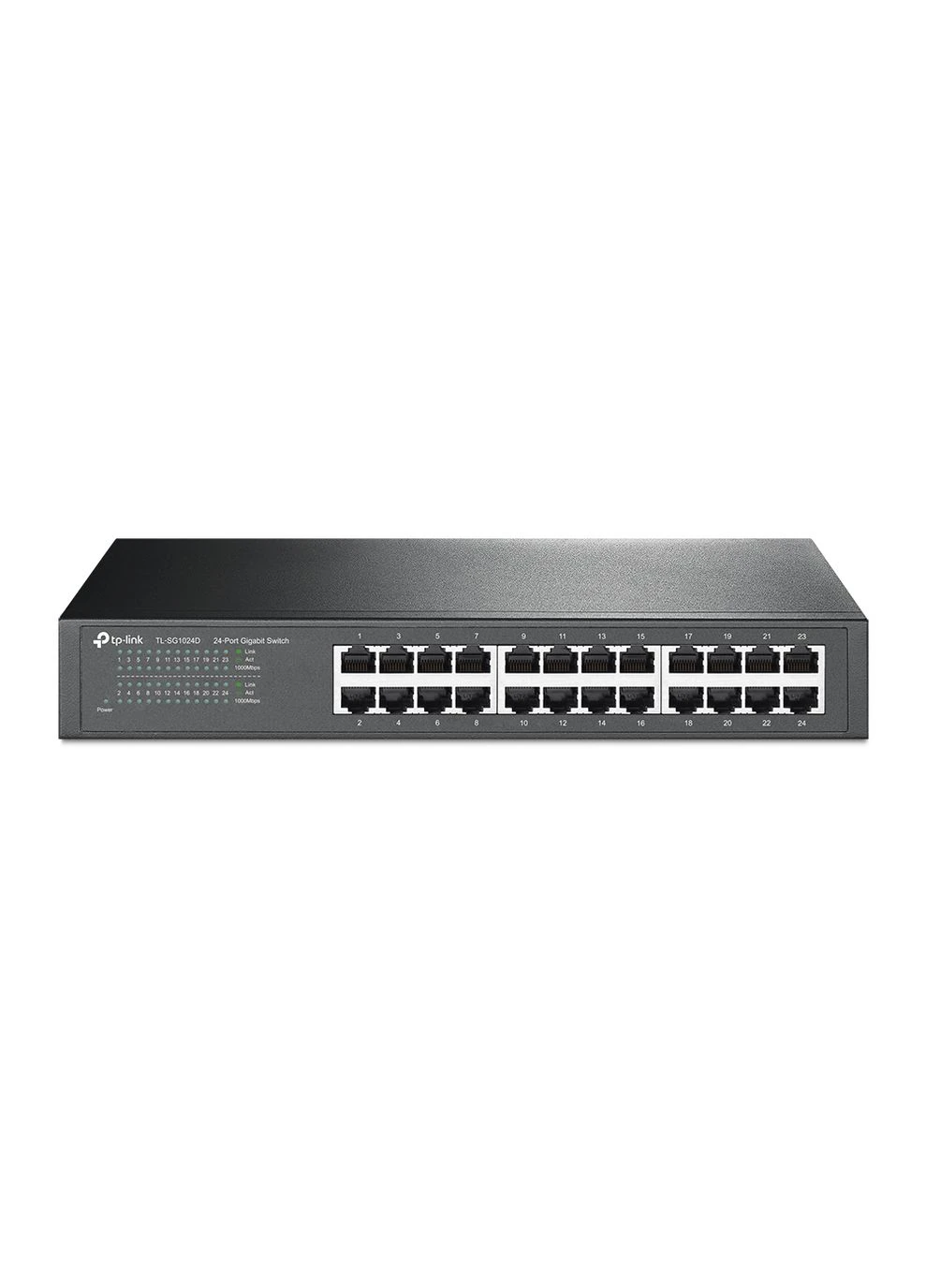 Коммутатор TPLINK TL-SG1024D, 24x100/1000 Mb/s, неуправляемый TP-Link (315141992)