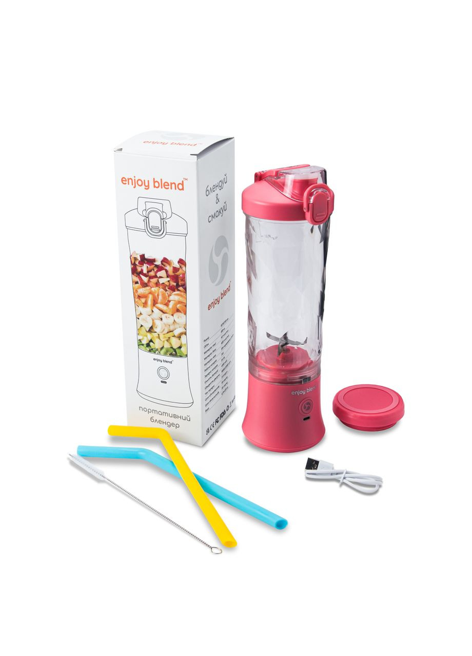 Портативный usb блендер для полосы розовый (коралловый) Enjoy Blend (315480723)