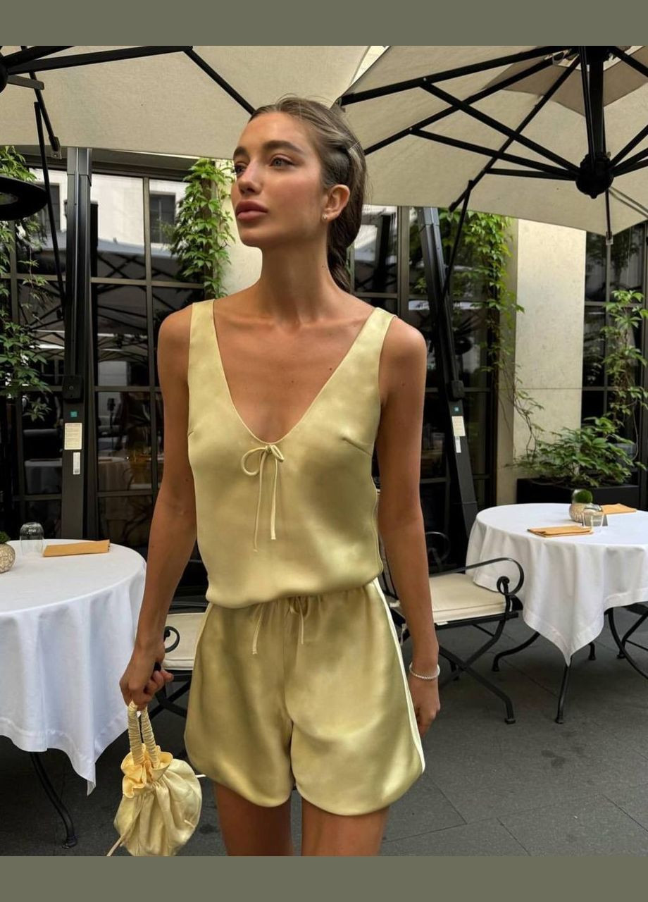 Шовковий костюм в білизняному стилі Adelante (341086245)