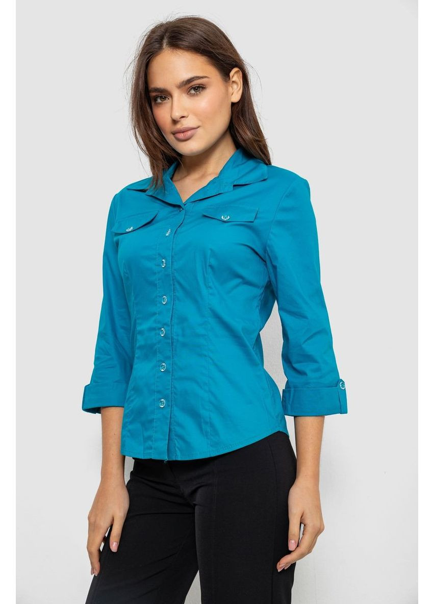 Сорочка жіноча однотонна,, 230R068-7 Ager (365726203)