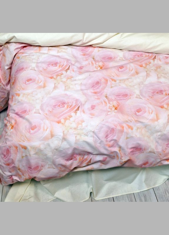 Постельное белье Розовое настроение Ранфорс Полуторное MERISET (306740117)