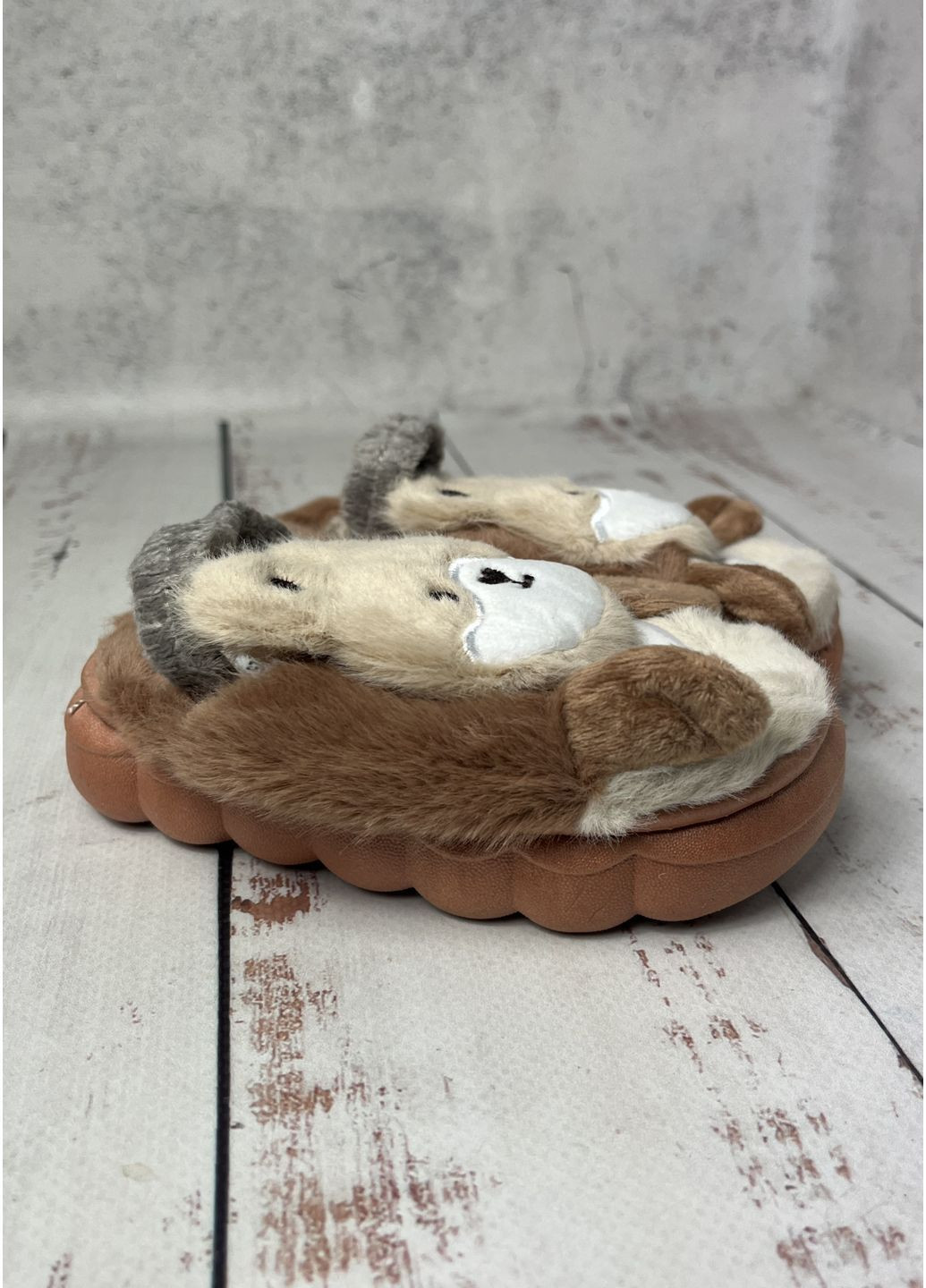 Капці домашні дитячі Fangre Коричневий (1220-1) Elmob (367928842)