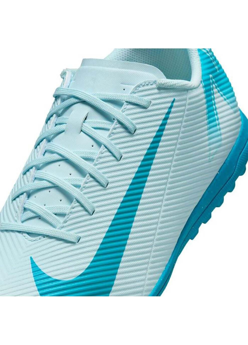 Голубые сороконожки vapor 16 club tf голубой Nike