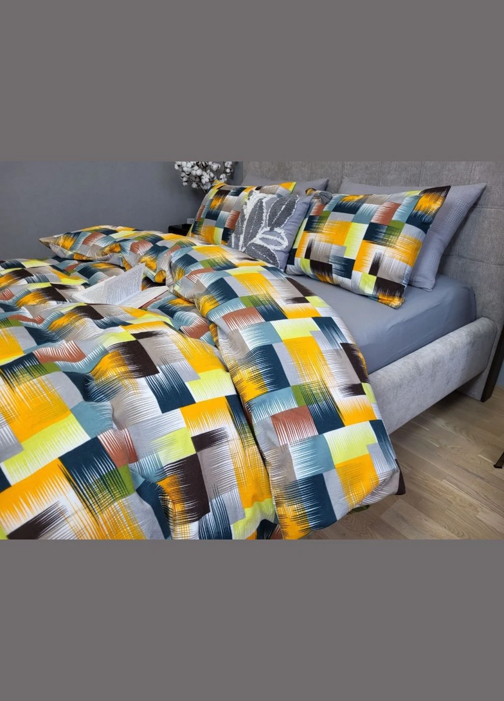 КПБ Комфорт-текстиль Фланель Фаворит/сизий дим 2 шт. 145x215 см 50x70 см ( КТ_pvu_6236_41_50x70 ) Комфорт-текстиль Фланель Фаворит/сизий дим (316085393)