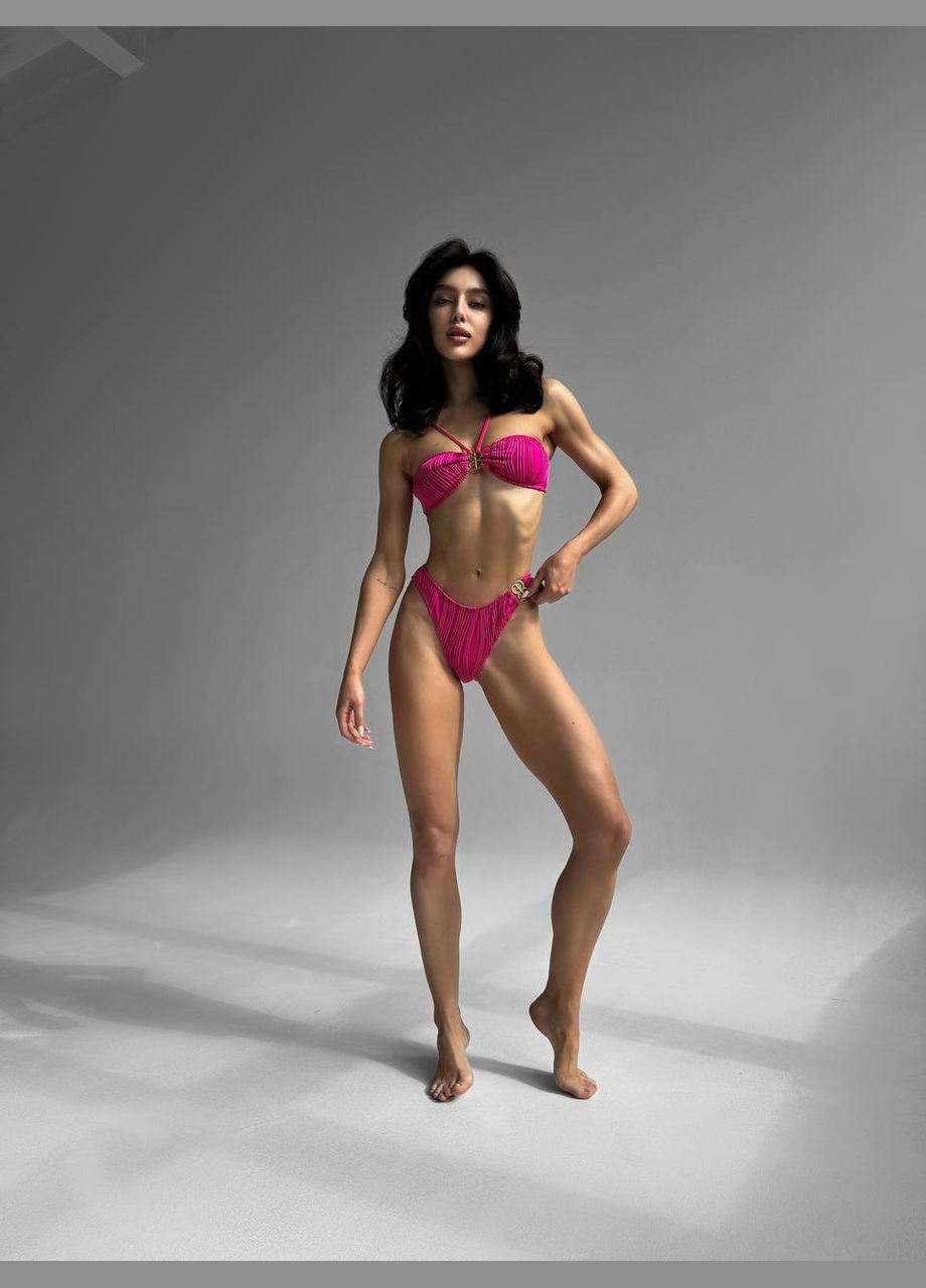 Малиновий неймовірно красивий і стильний жіночий купальник малинового кольору. No Brand