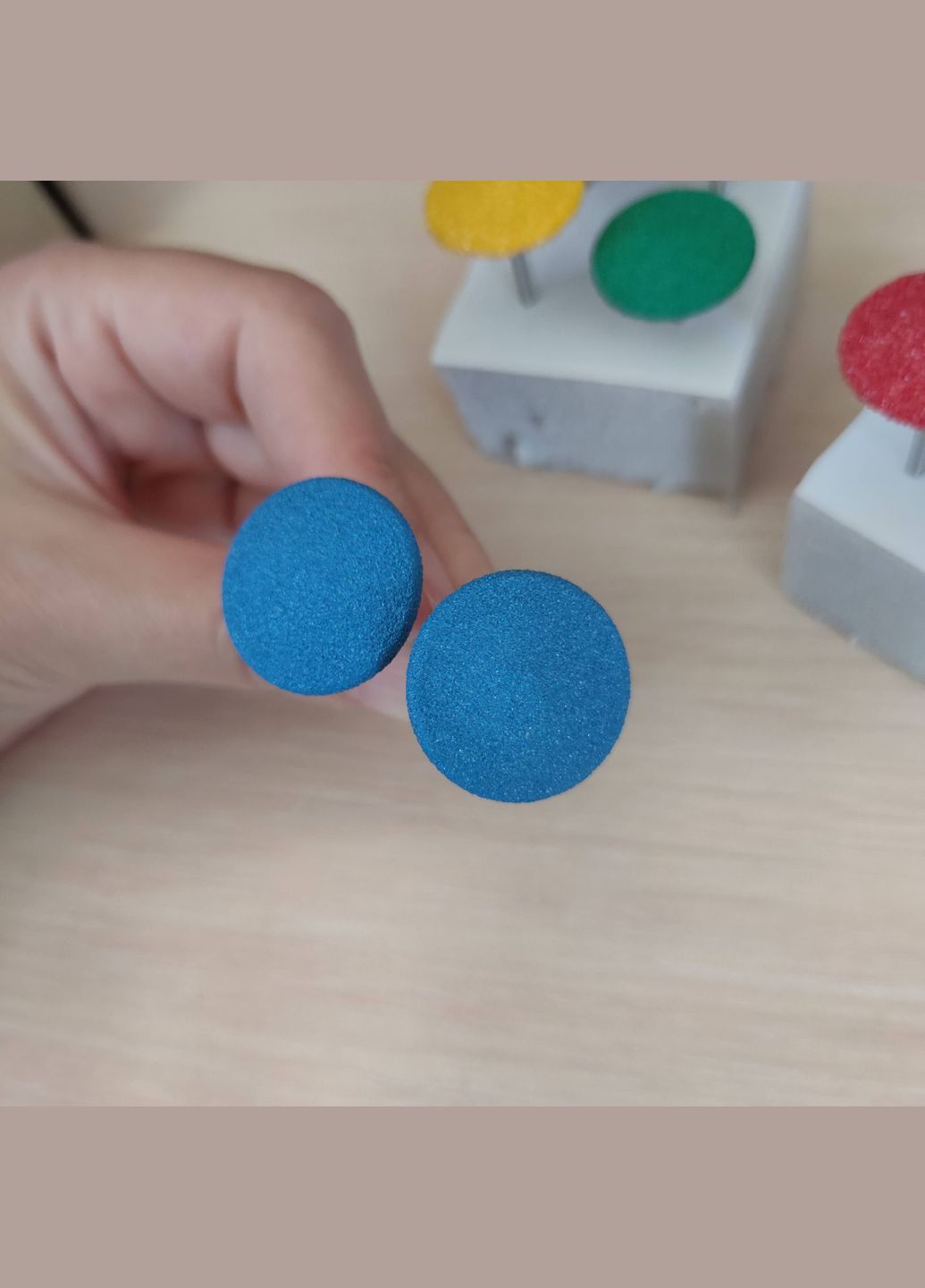 Педикюрний диск із абразивом Мультибор 230B 23 мм No Brand 150 Грит (322425369)