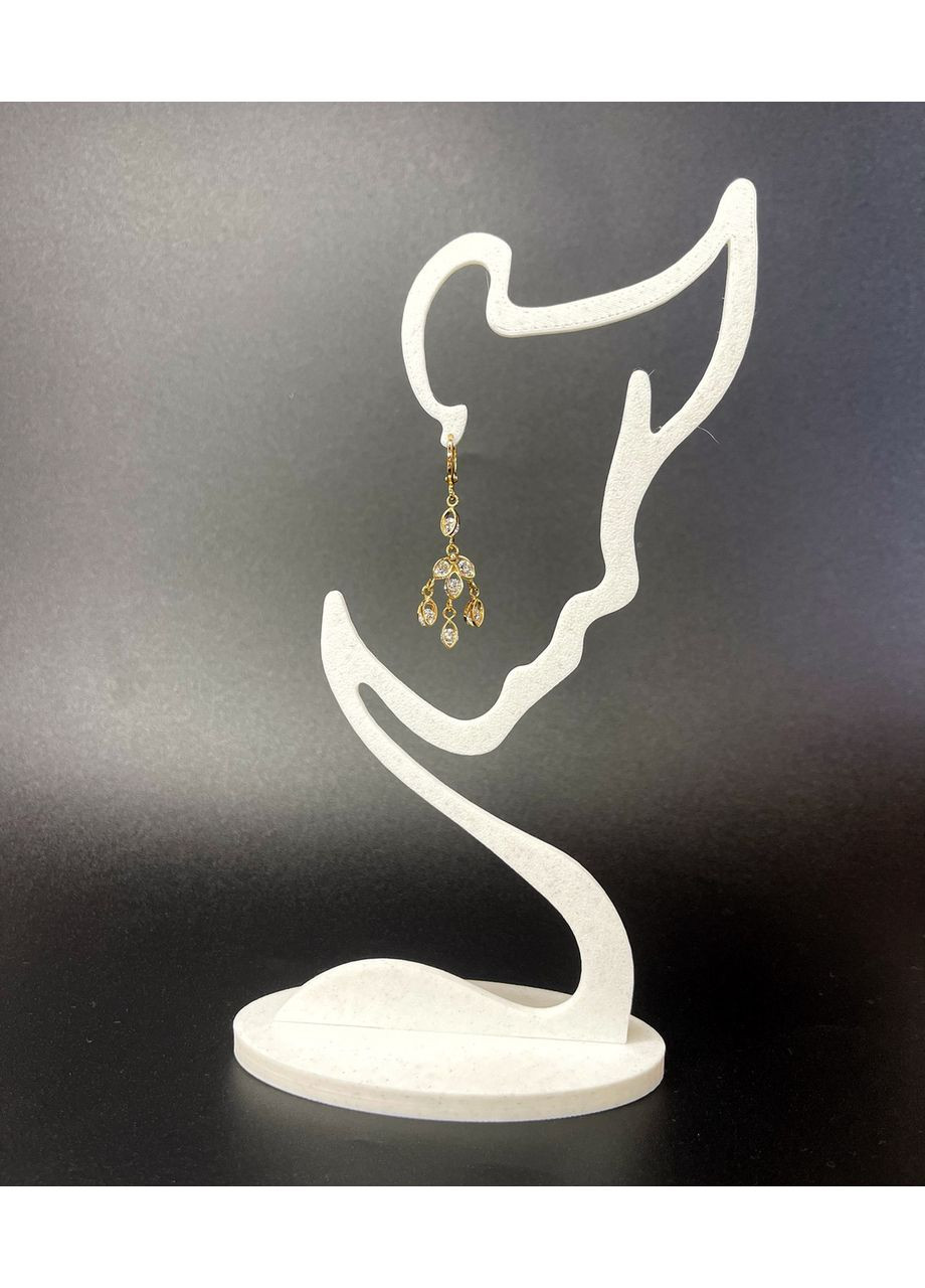 Торговое оборудование Стойка для демонстрации серьг в виде женского профиля пластик 20см х 10см Finding (351898178)