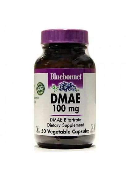 Диметилэтаноламин Bluebonnet (DMAE) 100 мг, 50 капсул. Bluebonnet Nutrition (361114041)