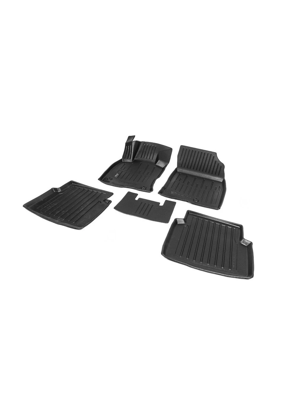 Коврики резиновые 3D (5 шт, полиуретан) для Ford /Escape 2019- гг Stingray Kuga (389244959)