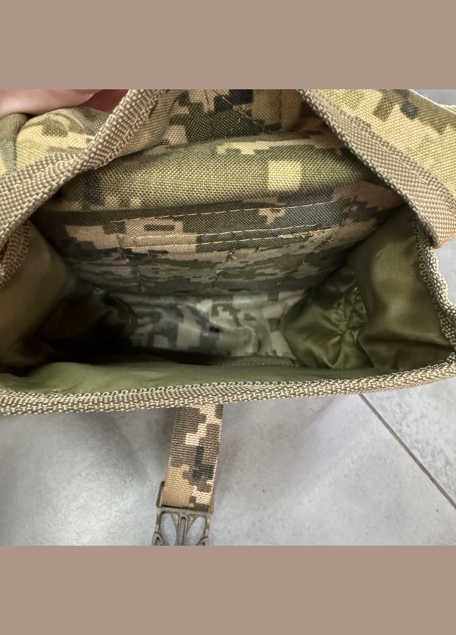 Итог утилитарный полужесткий, на плечо, на моле, для биноклей и ПНБ, Пиксель, CORDURA 1000D WinTac (338625091)