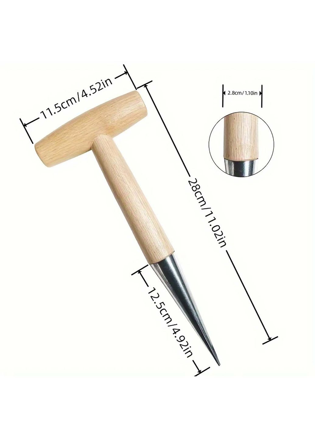 Садовий ручний кілочок розпушувач (диблер) для посадки рослин Yu Xin (338656739)