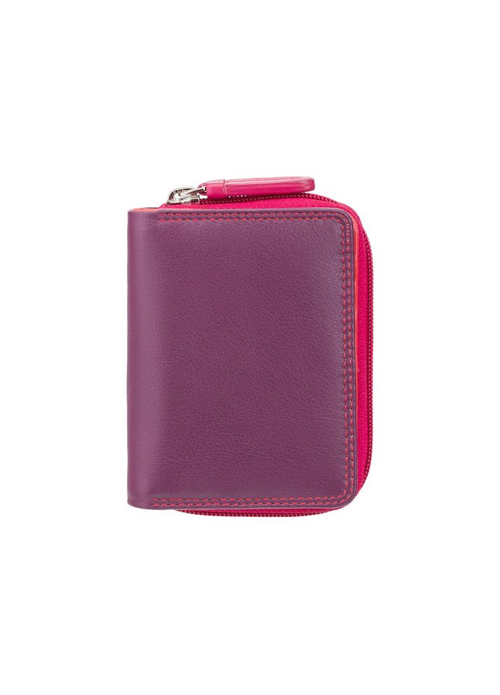 Фиолетовый кожаный женский кошелёк RB53 PLUM M Hawaii c RFID Visconti (303831012)