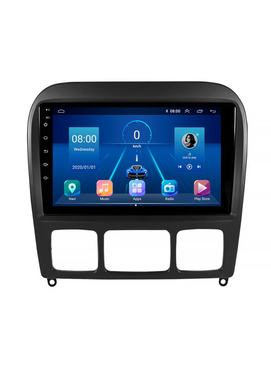 Штатная магнитола для Mercedes-Benz S-Класс IV (W220) 1998-2005 экран 9" 2/32Gb/ 4G/ Wi-Fi Premium 18шт Lesko (336200632)