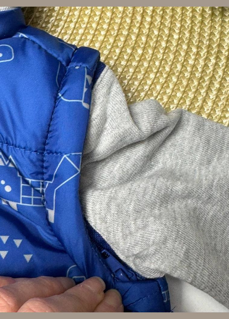 Синя демісезонна курточка на весну для хлопчика 30275 No Brand