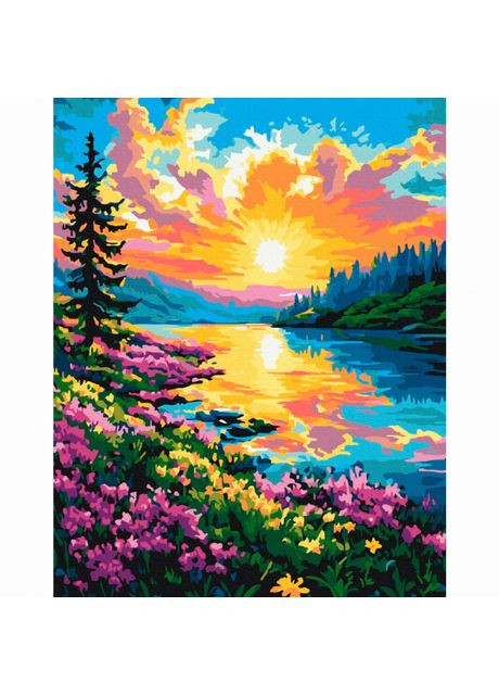 Картина за номерами Весняні барви 40х50 см (BS54233) Brushme (370256903)