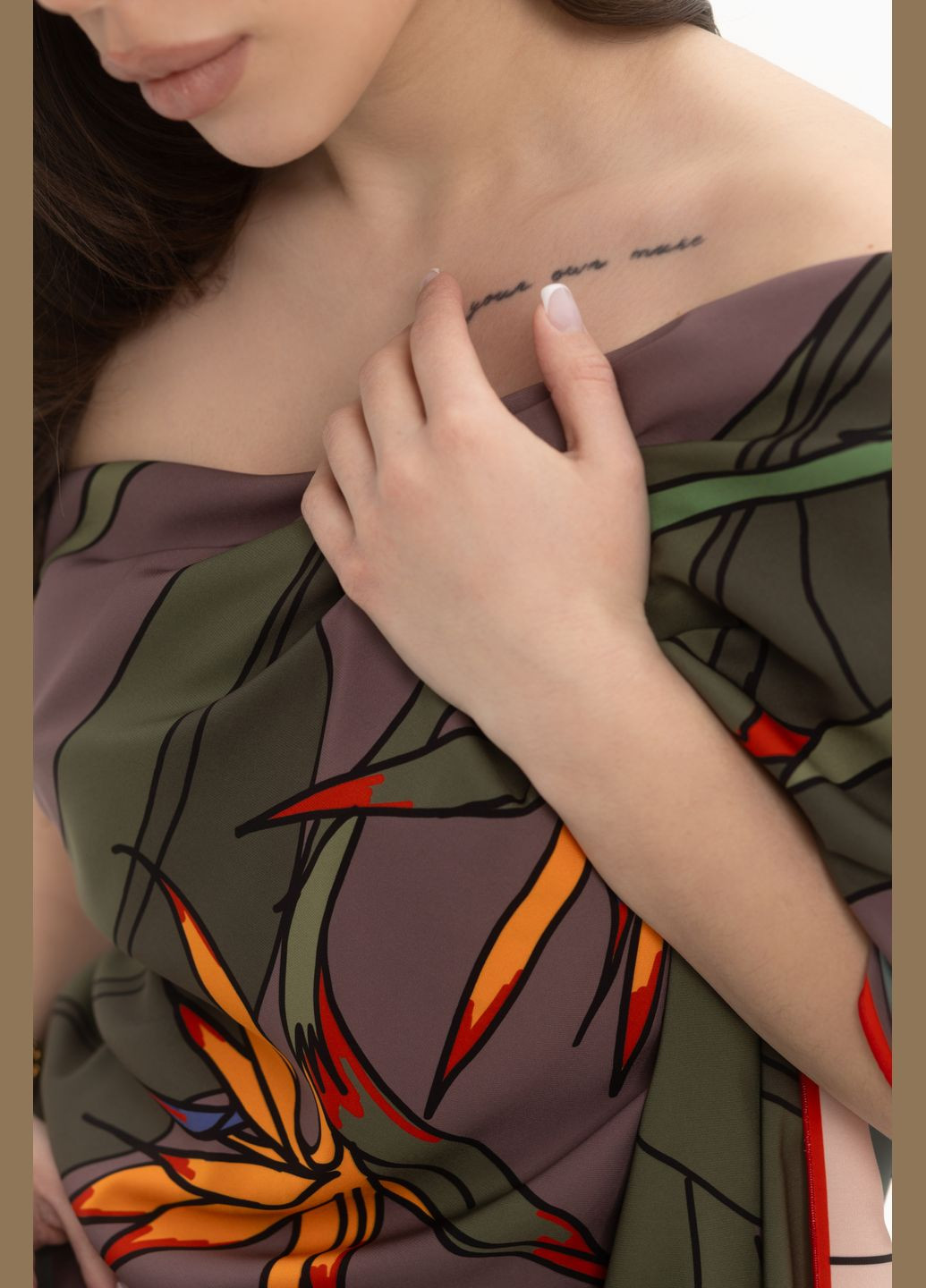 Шелковый платок «Стрелиция» 85х85 см разноцветный. Shpalta (333331912)